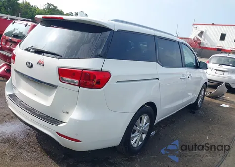 2016 Kia Sedona Lx z USA, uszkodzony, nr VIN KNDMB5C11G6160148